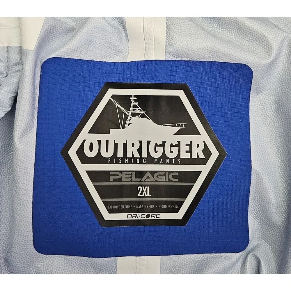 Pelagic Pants‎ Men's Size XXL Outrigger Fishing Lightweight Waterproof Dri-Core